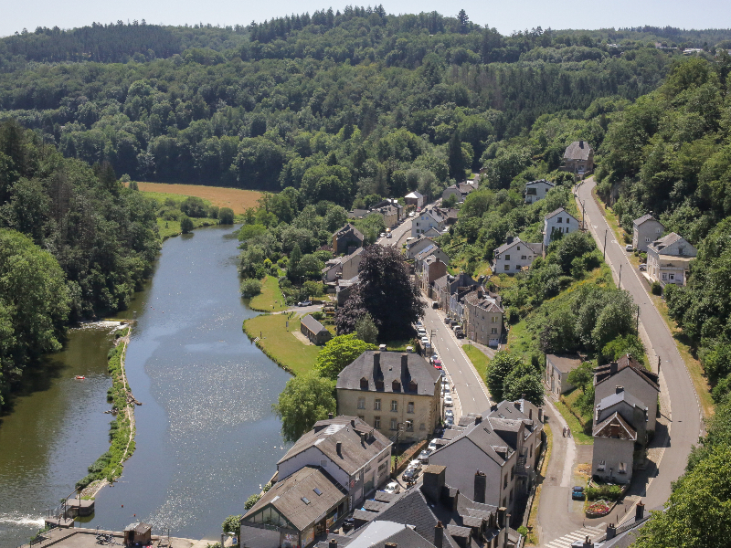 Uitzicht over Bouillon