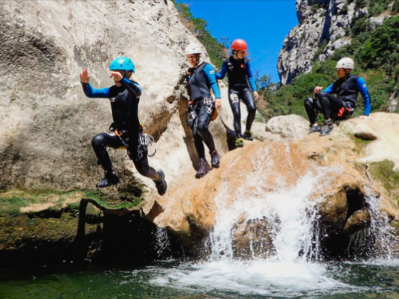 Canyoning in de franse alpen