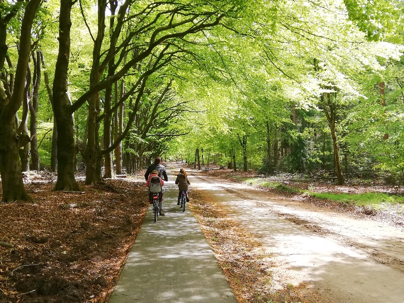 Fietsen in prachtige omgeving