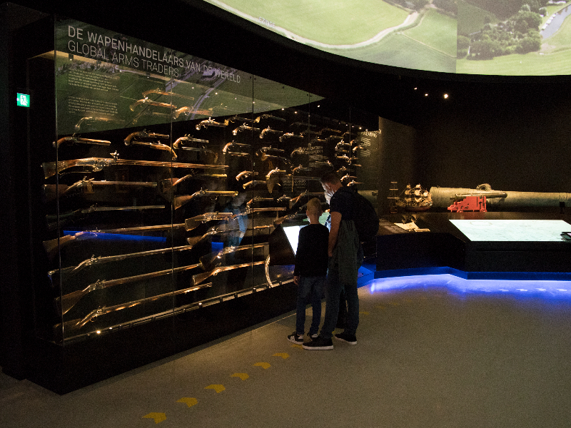 Imposante verzameling van wapens