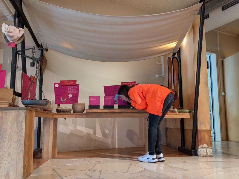 In Espace Ludo in het Pont du Gard museum ontdekken kinderen het dagelijkse leven van de Romeinen