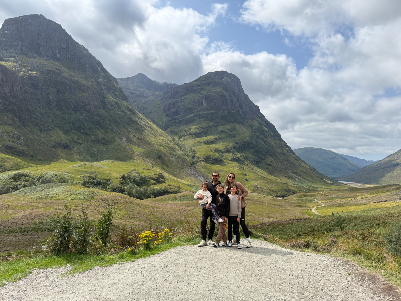 Three Sisters Viewpoint bij Glen Coe