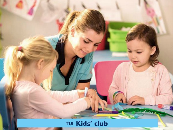 Kids bij de TUI kidsclub