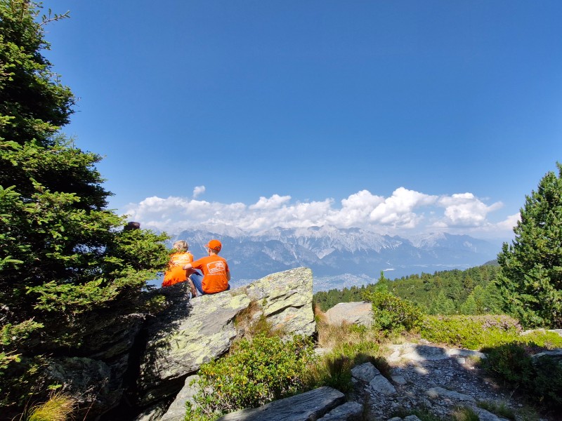 Prachtige uitzichten vanaf de Zirbenweg