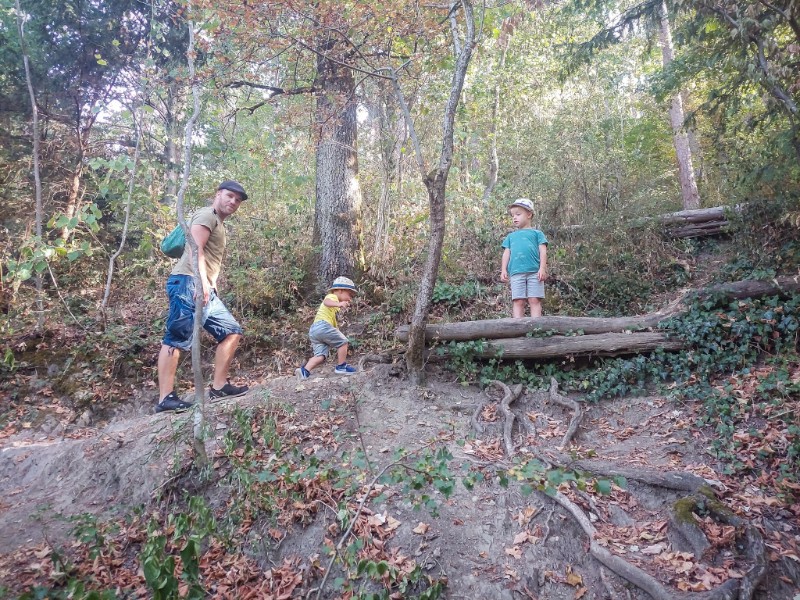 Wandelen op en langs de rotsen van Sy (Ardennen)