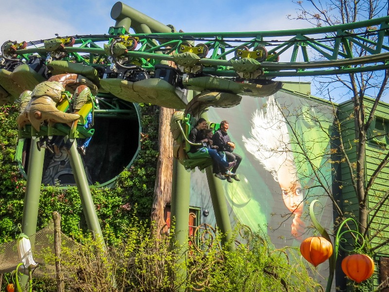 De achtbaan van Arthur in Europa-Park