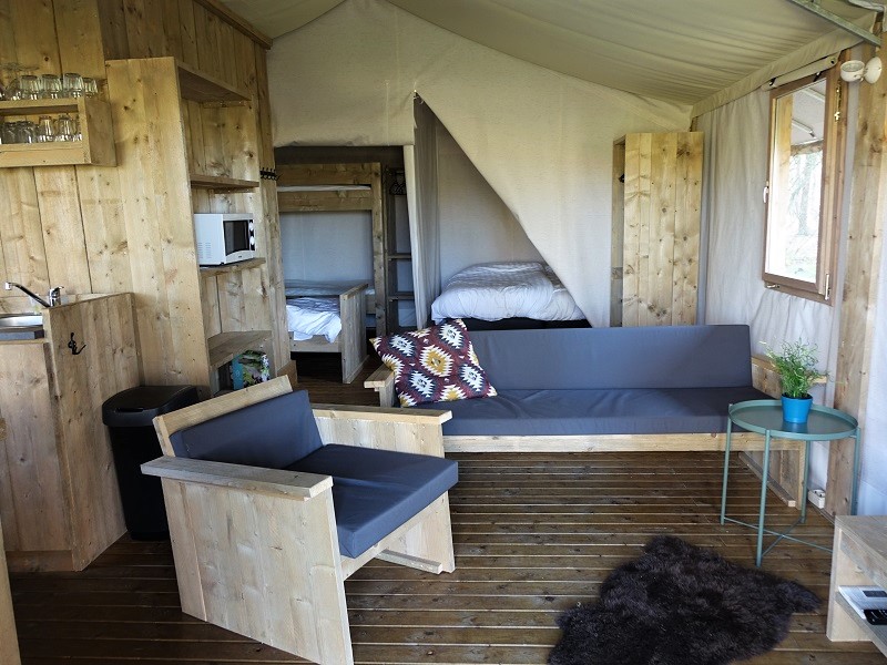De All-season lodge van binnen