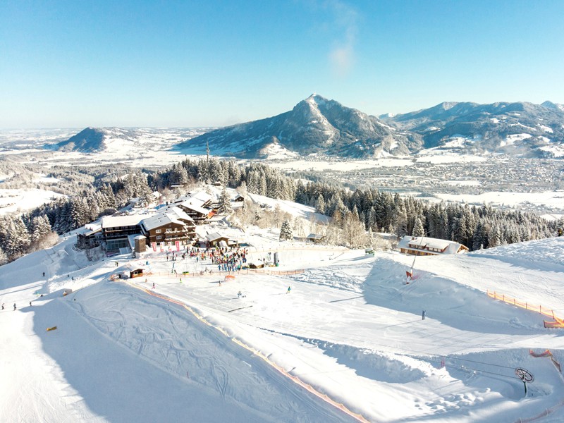 He tmooi gelegen kindvriendelijke hotel Allgauer berghof in Duitsland