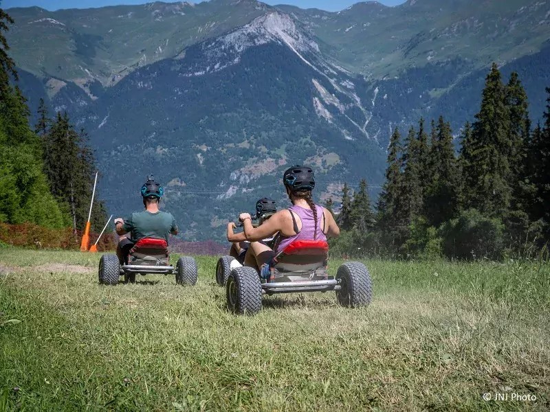 mountain cart in la plagne
