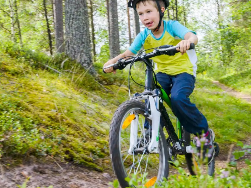 Mountainbiken in Zweden 