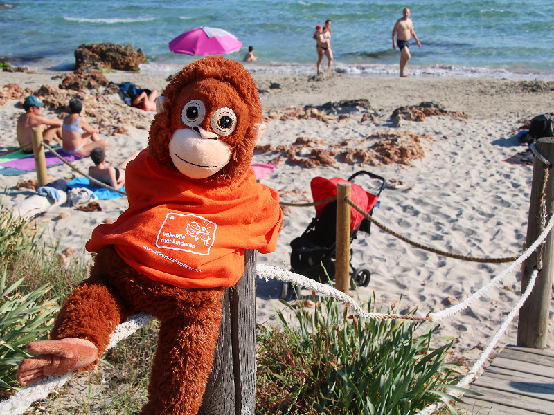 Apie bij het strand van Son Bou op Menorca