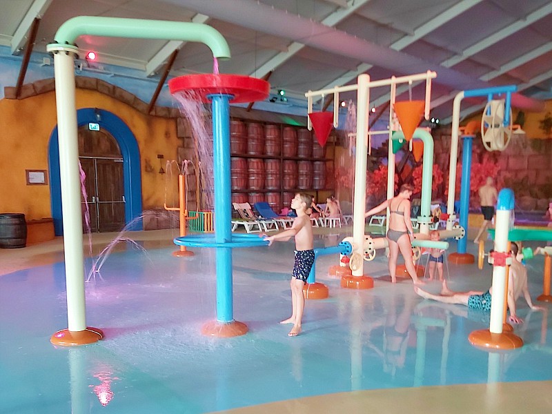 Het spraypark van Aqua Mexicana