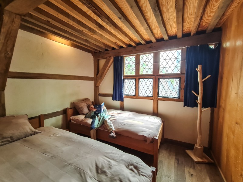 De bedden bij het Archeon liggen heerlijk!