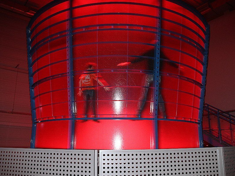 Op hoge snelheid in de Space Rotor!