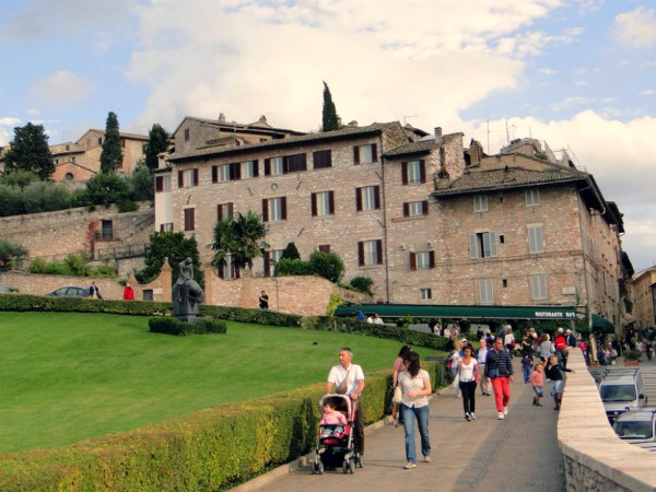 Het stadje Assisi