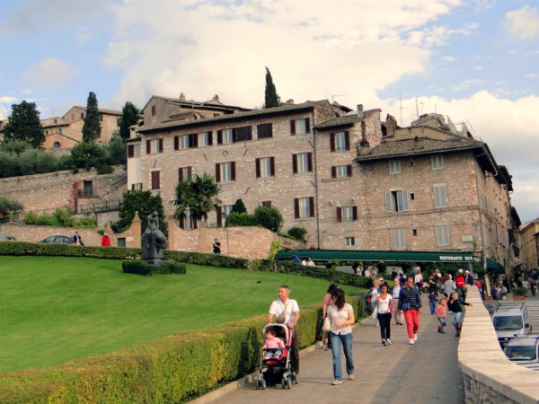 Het stadje Assisi