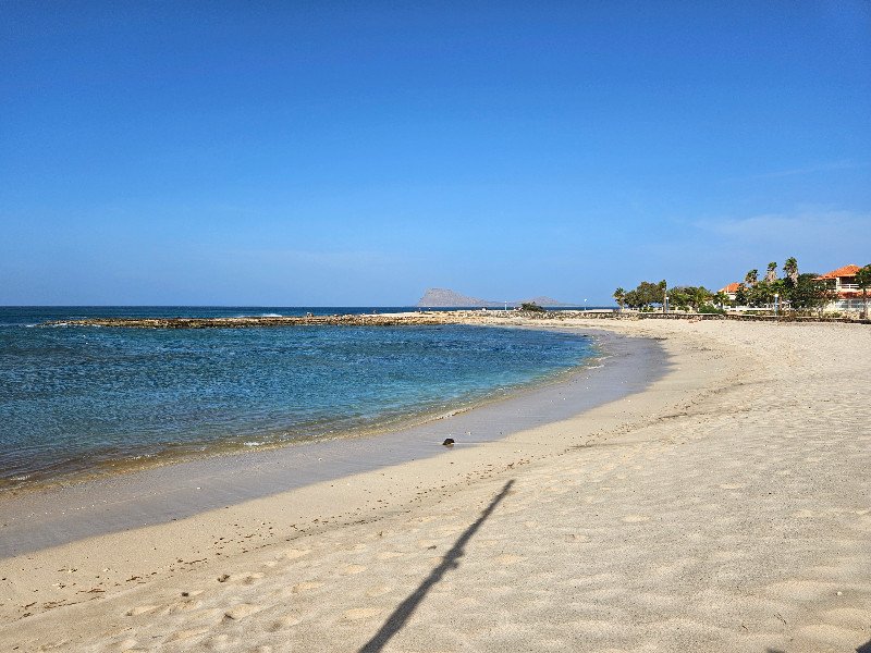 De baai van Mudeira op Sal