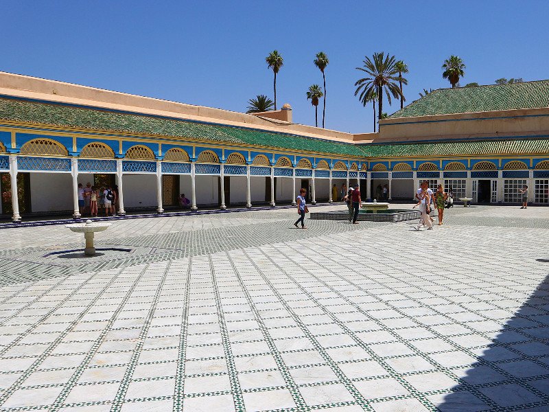 Het Bahia Paleis in Marrakech