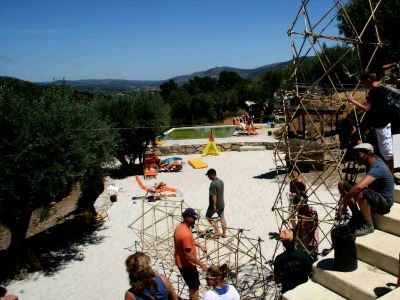 Prachtige creaties bij de Bamboe workshop Prachtige creaties bij de Bamboe workshop