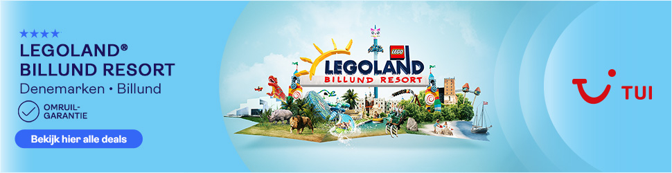 Met TUI naar LEGOLAND Billund Resort