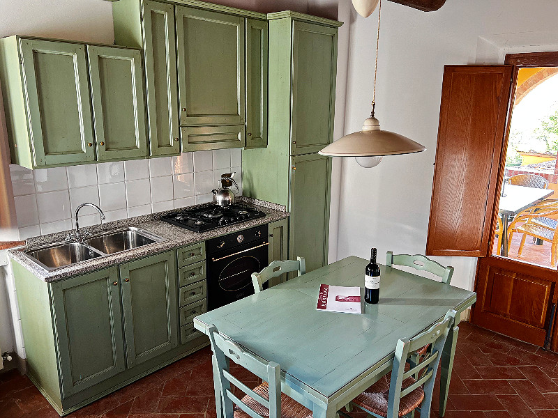 De keuken van het appartement bij Borgo San Lorenzo