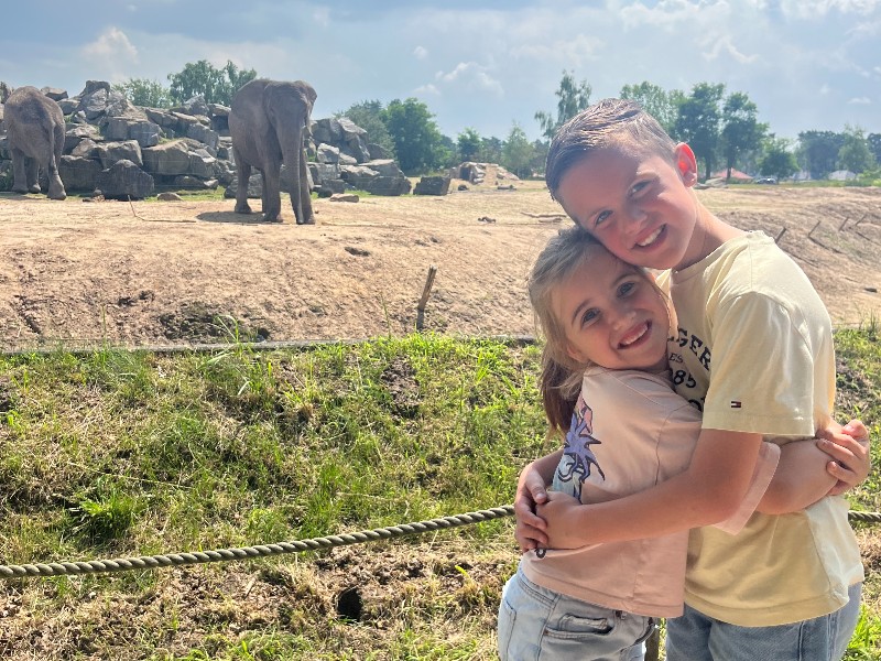 De kinderen in de Beekse Bergen, een leuk uitstapje vanaf Glamping de Bosweide in Brabant