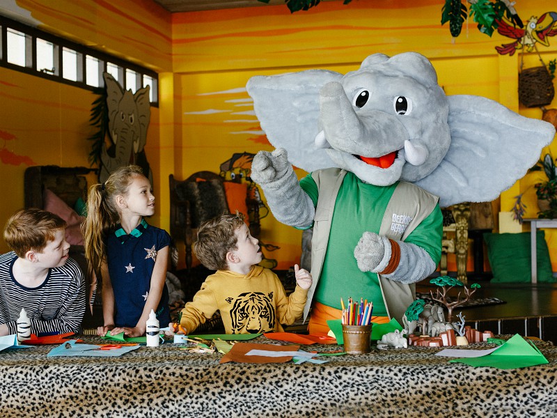 Olifant Djambo bij de kidsclub