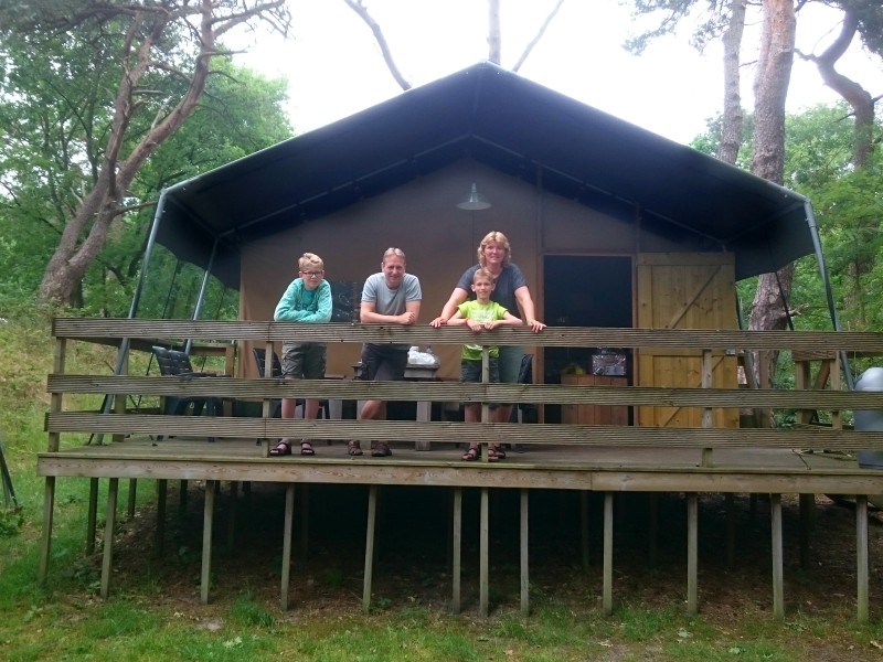 Glamping bij Beerze Bulten, de summer lodge