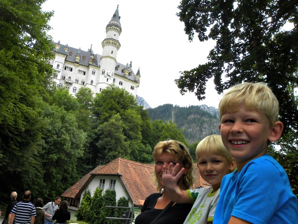 Bij kasteel Neuschwanstein in Beieren