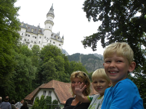 Tijdens de wandeling naar Slot Neuschwanstein