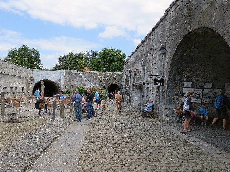 In de citadel van Dinant