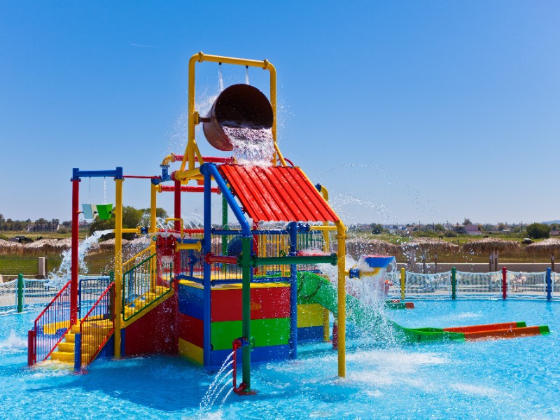 Spraypark blue lagoon