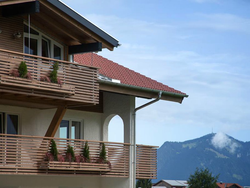 De Appartementen van Gaisbock der Ferienhof in de Duitse Allgaü