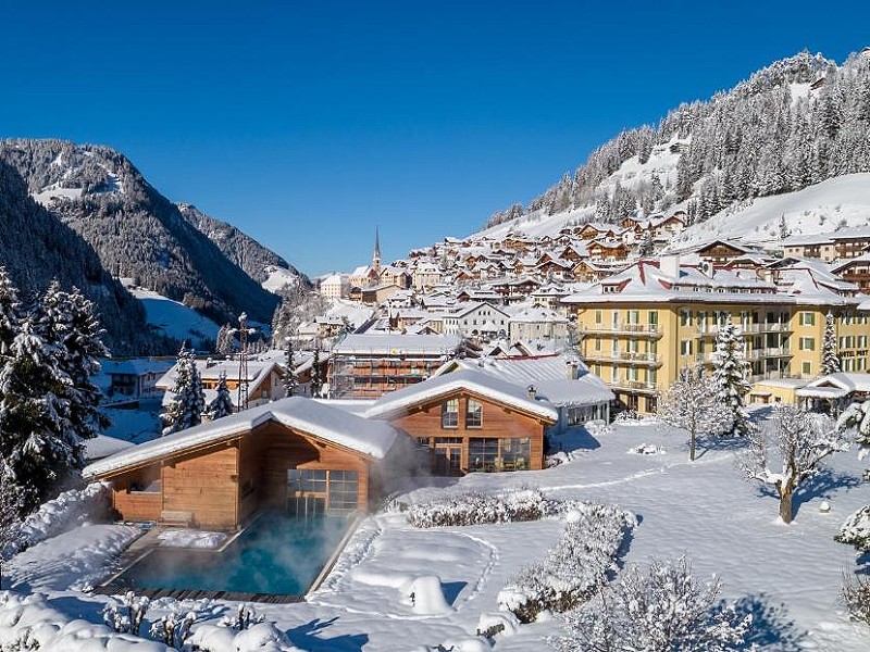 Een plaatje: Het schitterende gezinsvriendelijke hotel Posta santa Cristina in de Dolomieten, Zuid-Tirol