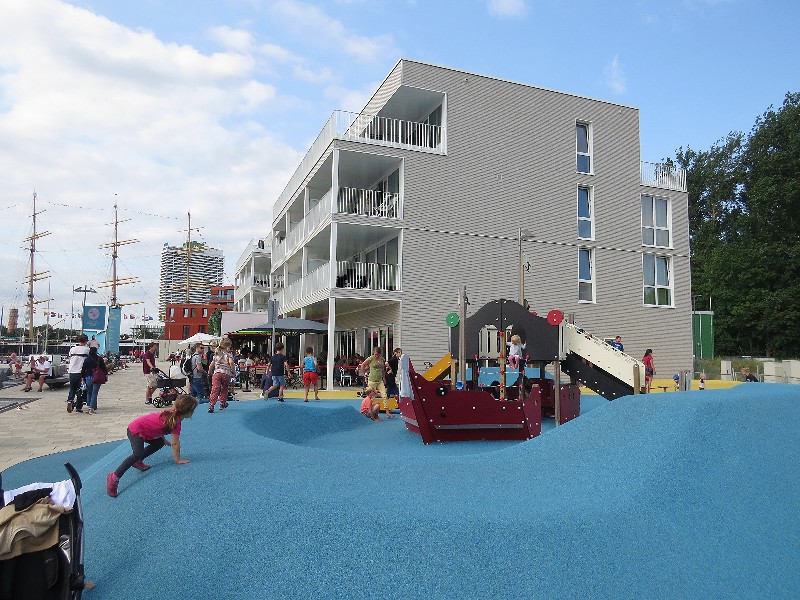 Speeltuin aan de boulevard bij Landal Travemünde
