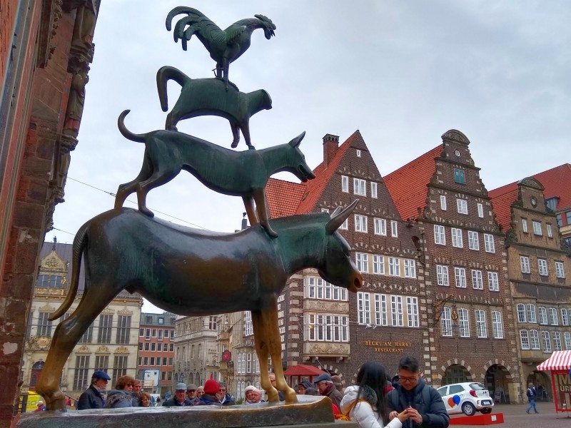 De Bremer Stadsmuzikanten in Bremen