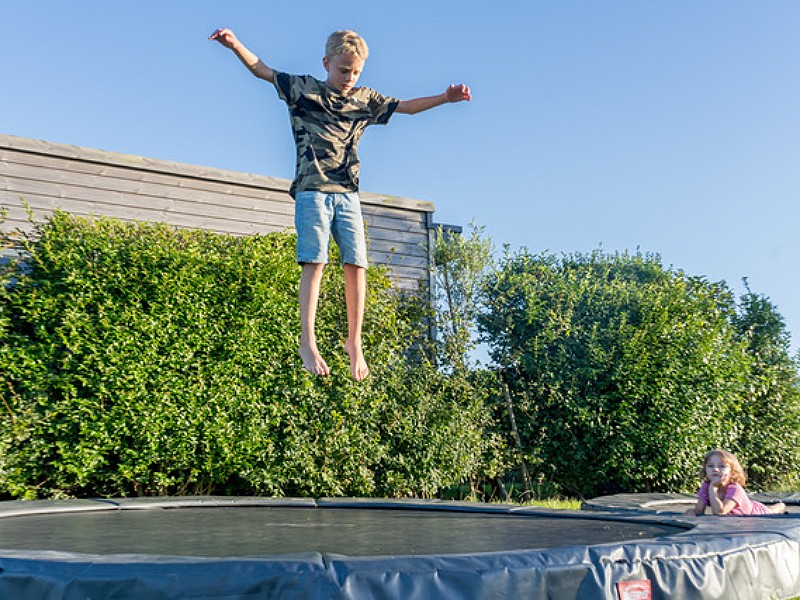 Lekker springen op de trampolines!