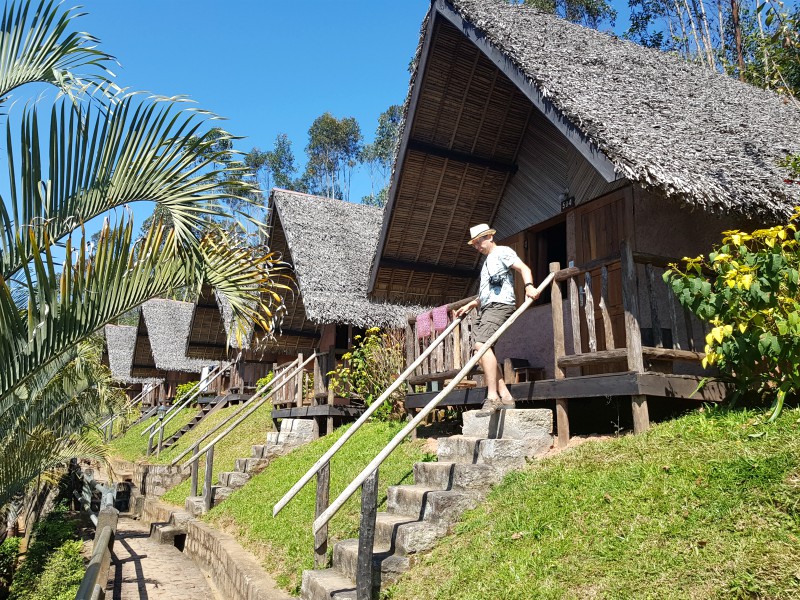 De bungalows bij Feon Ny Ala in Andasibe