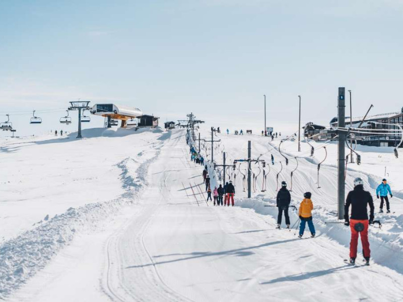 Skiën in Idre Fjäll in Zweden