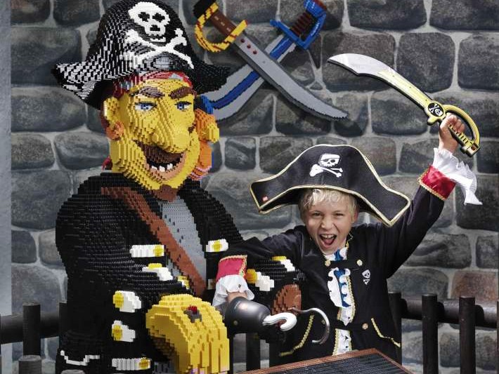 Stoere piraat in Legoland