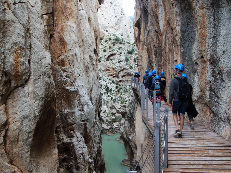 De Caminito del Rey is superleuk met kinderen