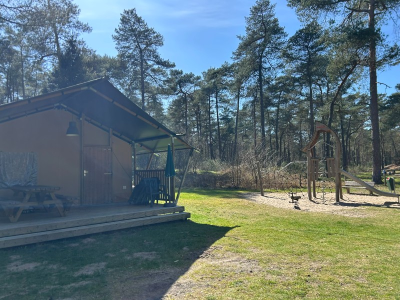 Onze mooie safaritent
