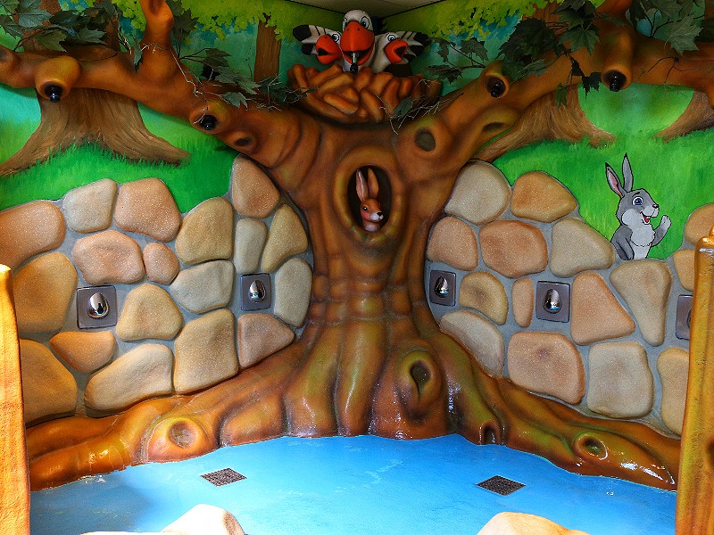 En de kinderdouches!