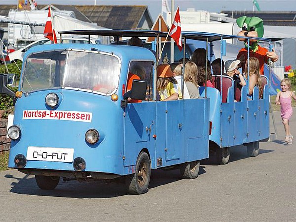 Het treintje bij Camping Nordso