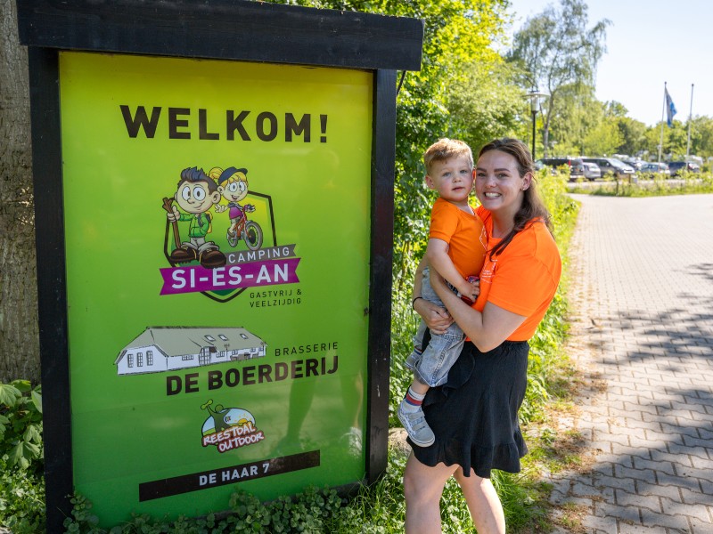Rose en haar zoontje bezochten de Overijsselse camping Si-Es-An in het groene Reestdal