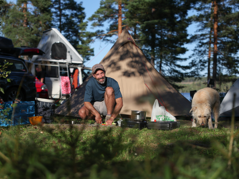 Camping Varmland, we maken ons klaar voor ons avontuur