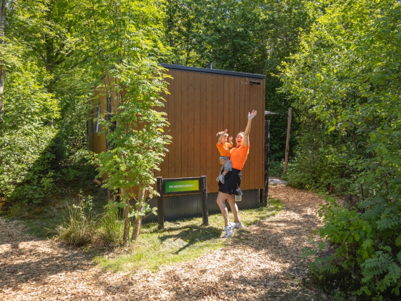 Jeej, onze lodge gevonden!