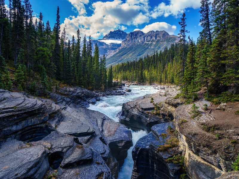 Het machtige landschap van Canada