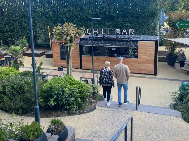 De chillbar op Center Parcs Les Ardennes