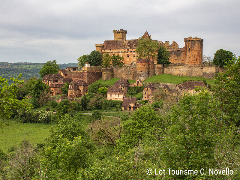 Het prachtige Château Castelnau-Bretenoux: foto van © Lot Tourisme C. Novello